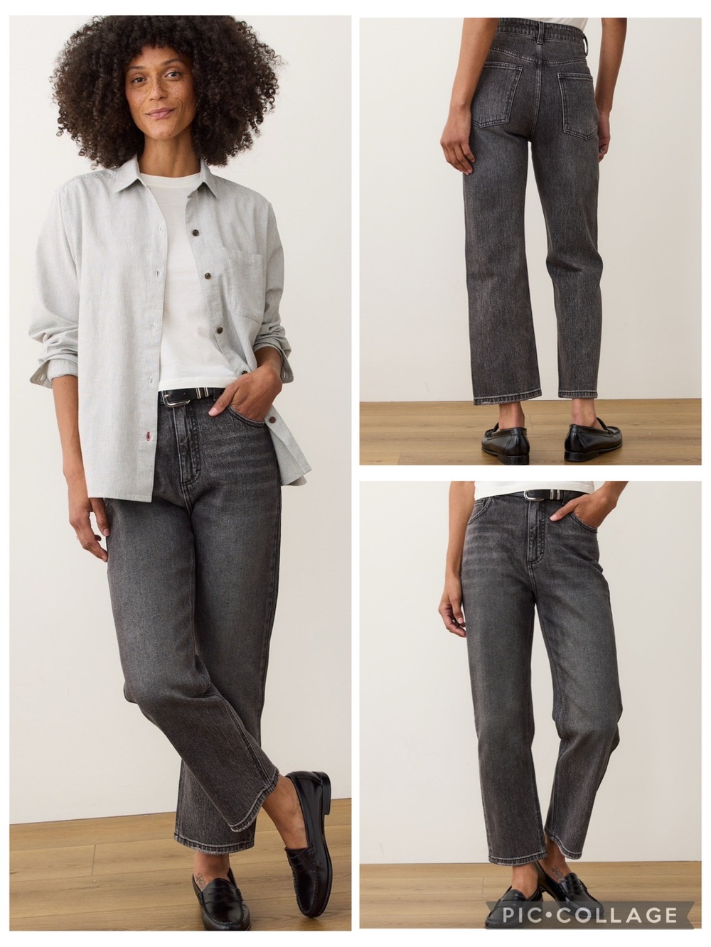 Marine Layer Charlie Denim Straight Leg Pant Denim Jeans Women’s size 12